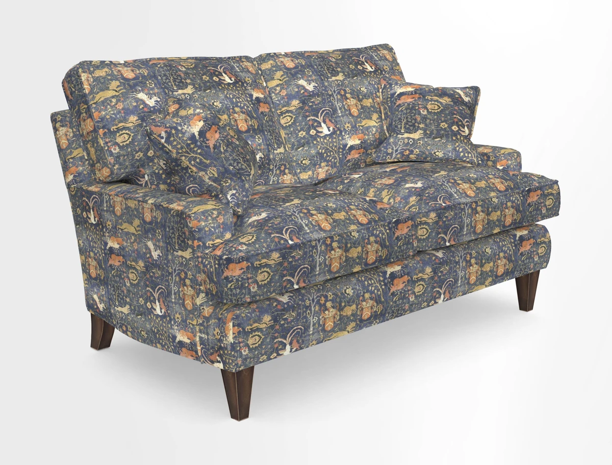Ingleborough 2 Seater Sofa in Warwick Edinburgh Henna Rugs supplied by Rugs of Petworth