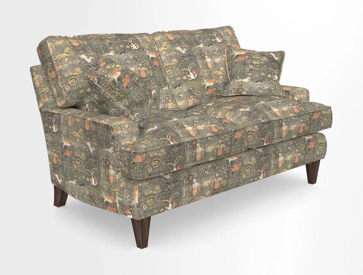 Ingleborough 2 Seater Sofa in Warwick Edinburgh Henna Rugs supplied by Rugs of Petworth