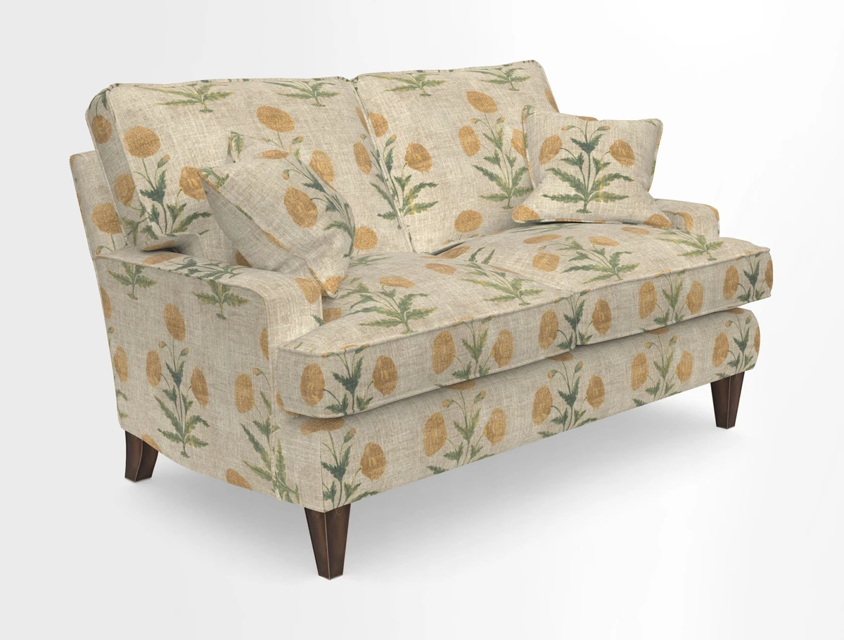 Ingleborough 2 Seater Sofa in Warwick Edinburgh Henna Rugs supplied by Rugs of Petworth