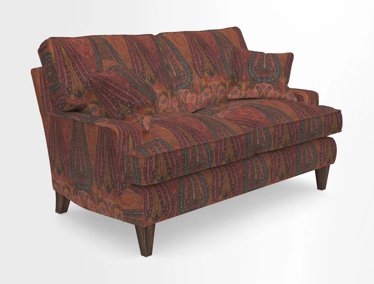 Ingleborough 2 Seater Sofa in Warwick Edinburgh Henna Rugs supplied by Rugs of Petworth