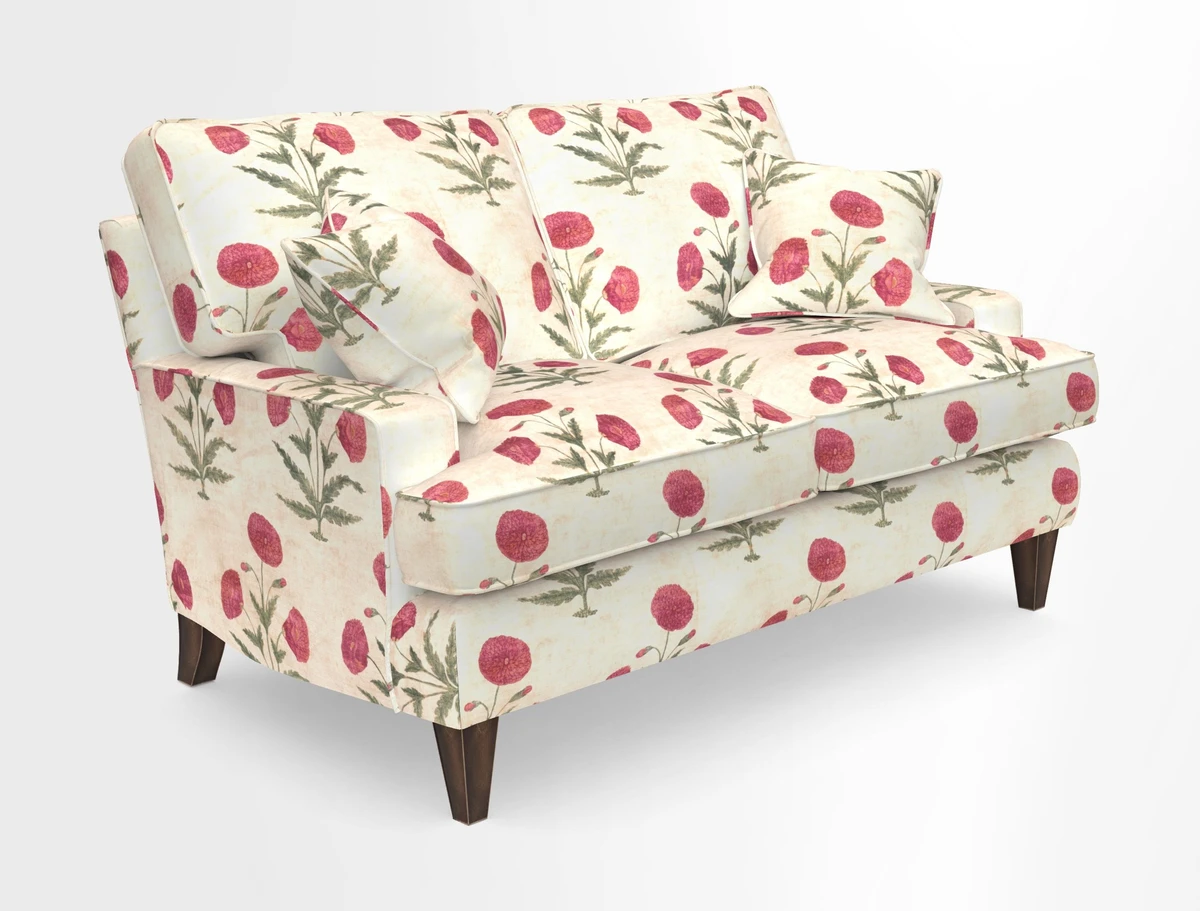 Ingleborough 2 Seater Sofa in Warwick Edinburgh Henna Rugs supplied by Rugs of Petworth