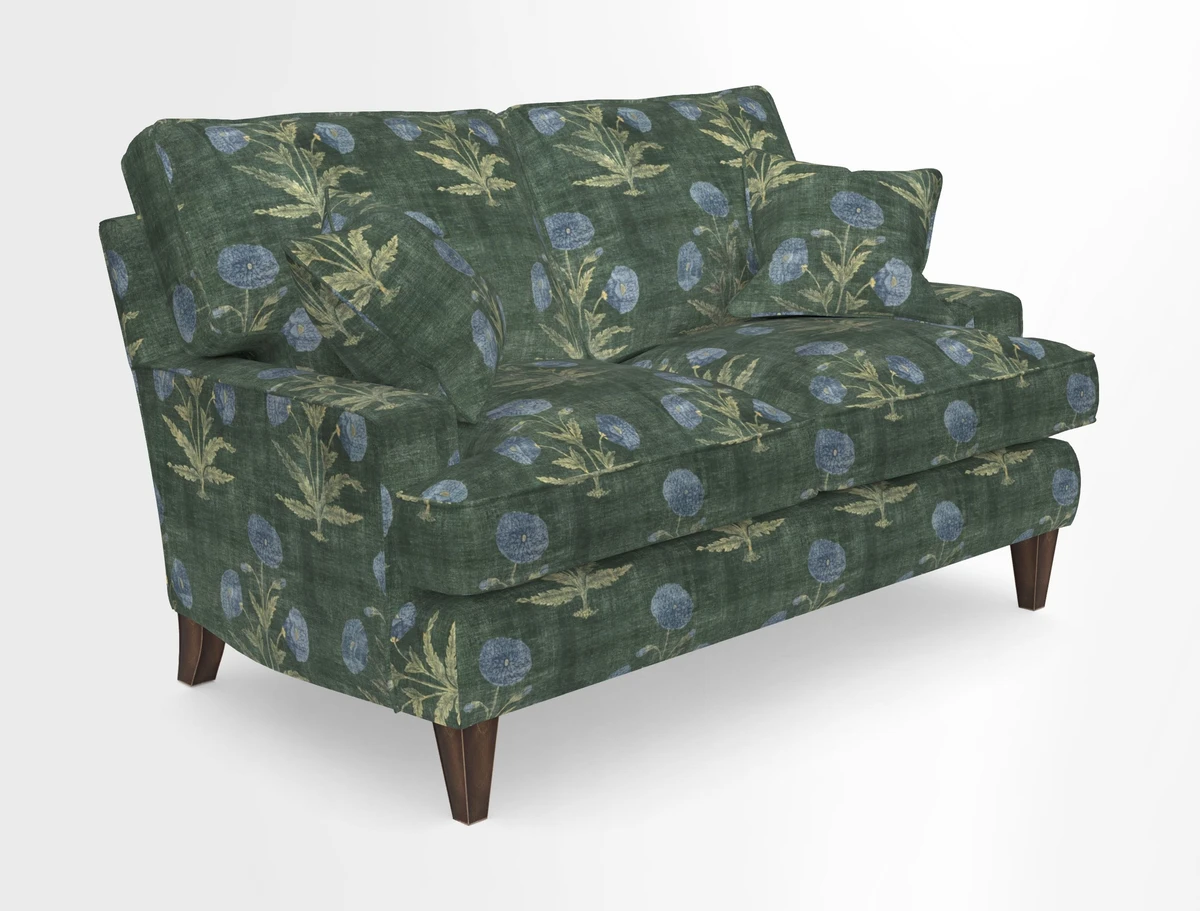 Ingleborough 2 Seater Sofa in Warwick Edinburgh Henna Rugs supplied by Rugs of Petworth