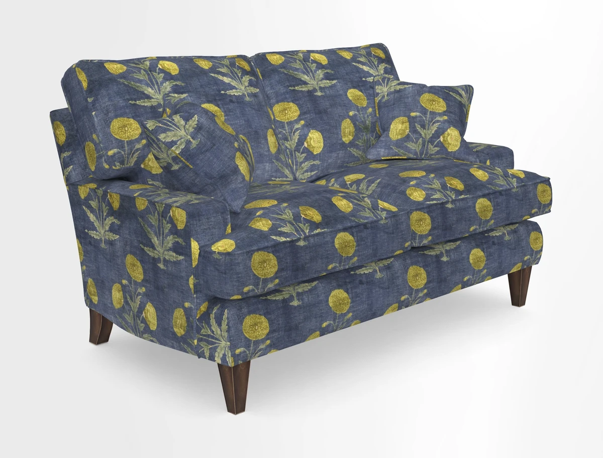 Ingleborough 2 Seater Sofa in Warwick Edinburgh Henna Rugs supplied by Rugs of Petworth