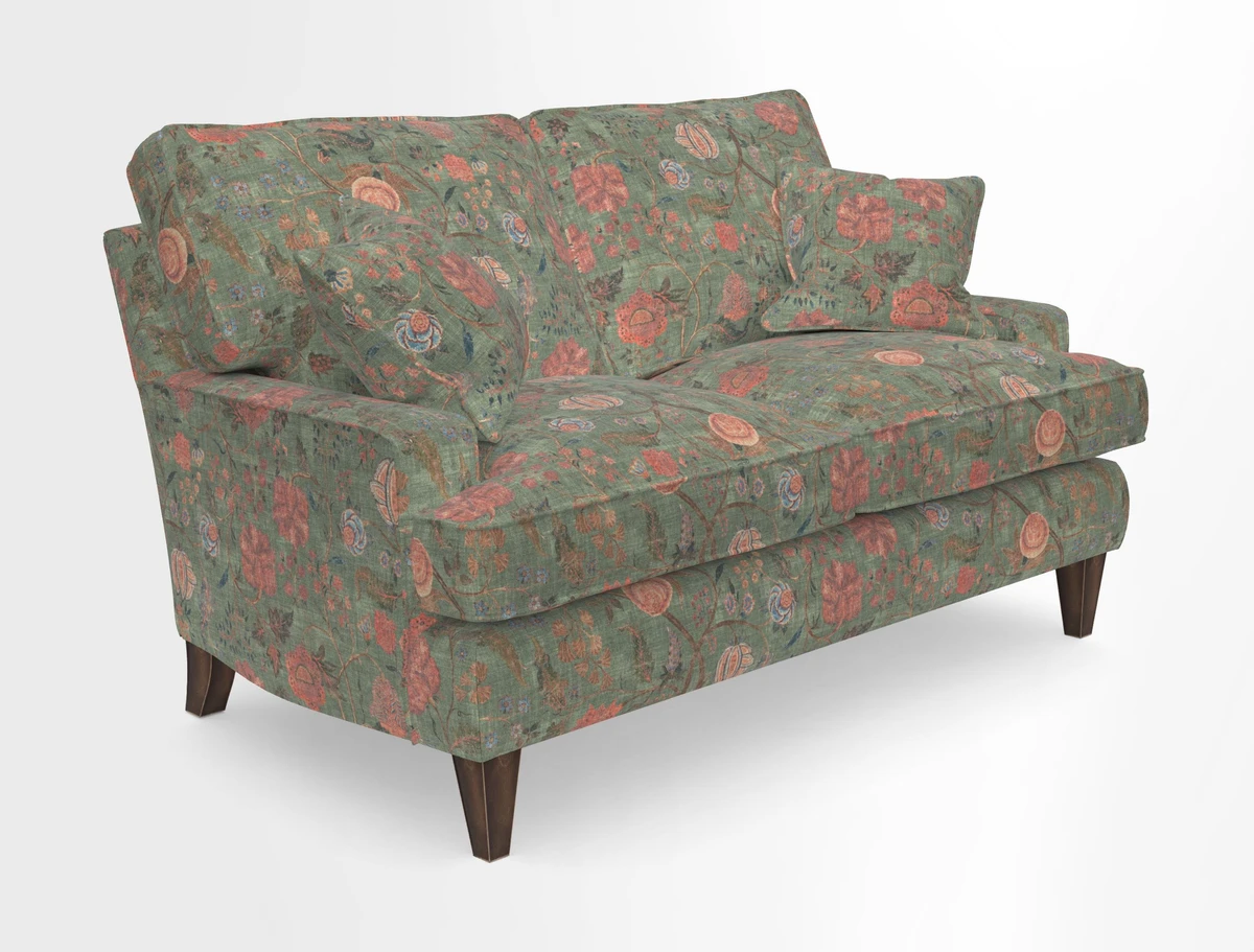 Ingleborough 2 Seater Sofa in Warwick Edinburgh Henna Rugs supplied by Rugs of Petworth