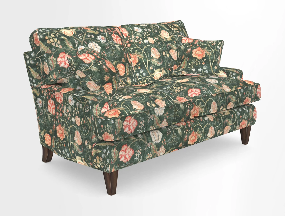 Ingleborough 2 Seater Sofa in Warwick Edinburgh Henna Rugs supplied by Rugs of Petworth