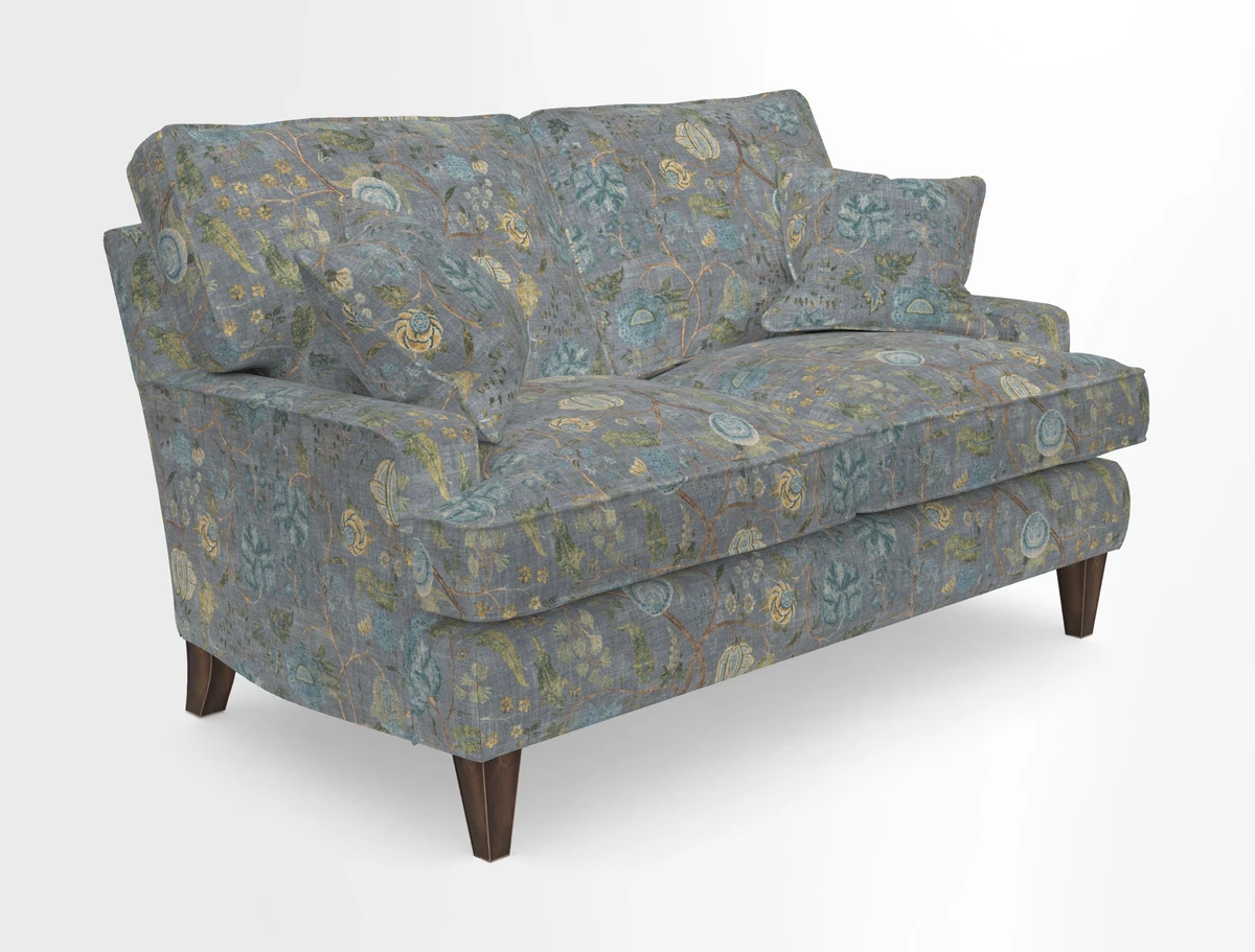 Ingleborough 2 Seater Sofa in Warwick Edinburgh Henna Rugs supplied by Rugs of Petworth