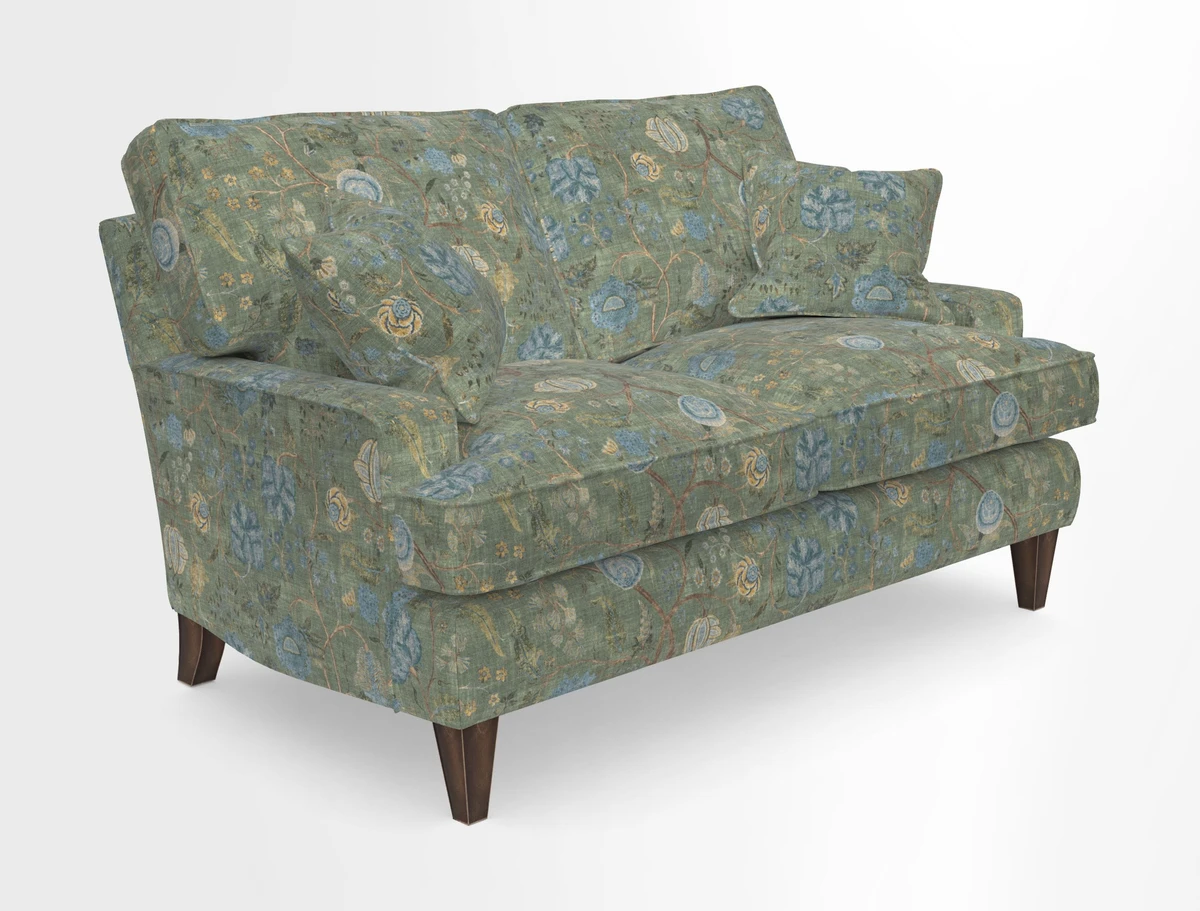 Ingleborough 2 Seater Sofa in Warwick Edinburgh Henna Rugs supplied by Rugs of Petworth