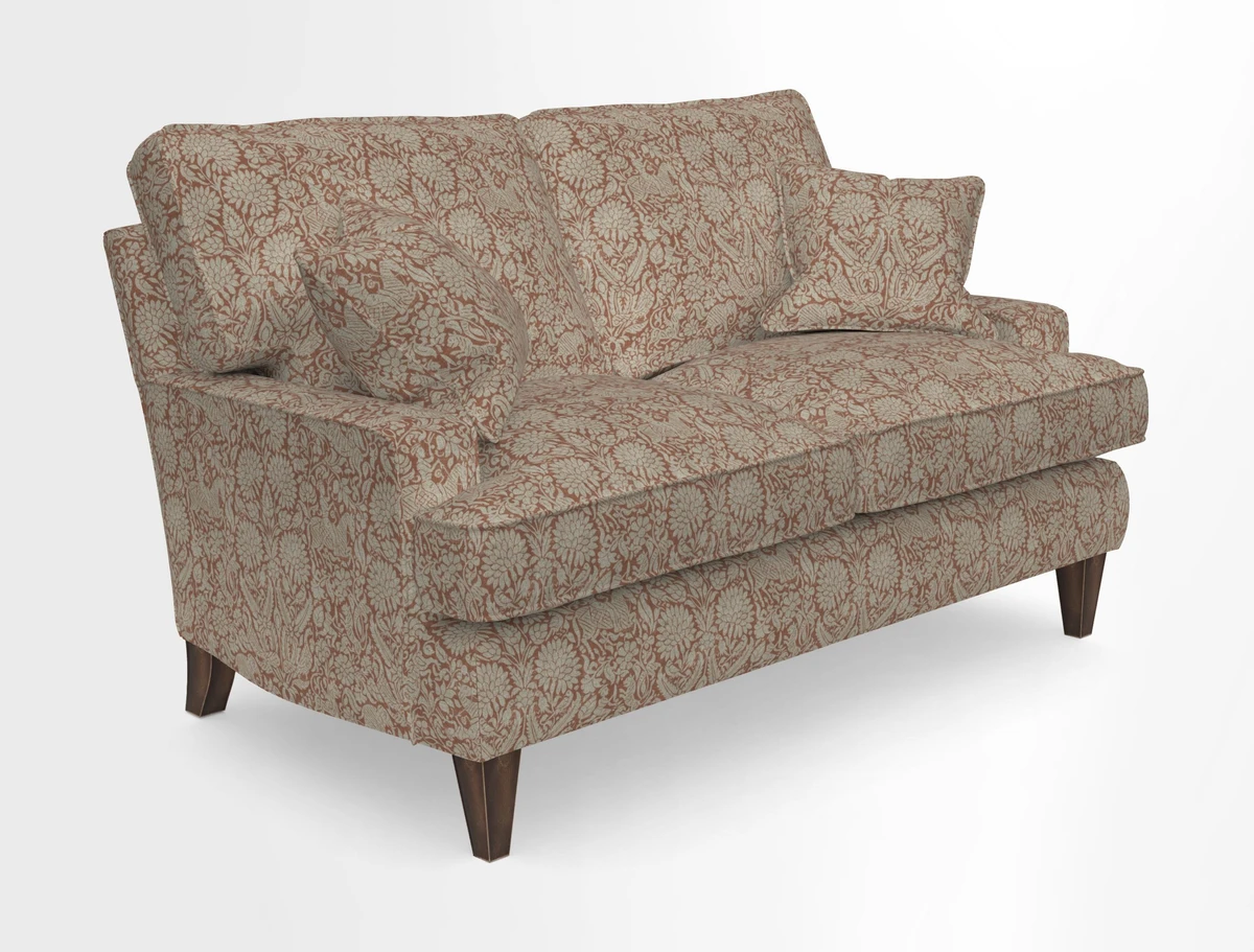 Ingleborough 2 Seater Sofa in Warwick Edinburgh Henna Rugs supplied by Rugs of Petworth