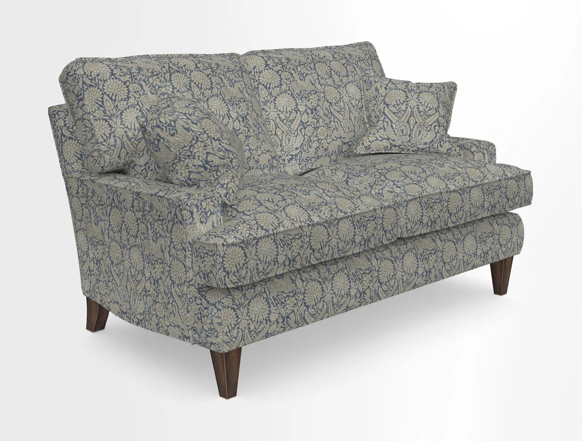 Ingleborough 2 Seater Sofa in Warwick Edinburgh Henna Rugs supplied by Rugs of Petworth