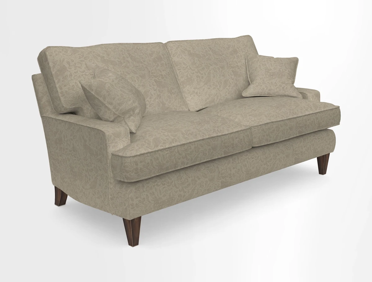 Ingleborough 3 Seater Sofa in Warwick Edinburgh Henna Rugs supplied by Rugs of Petworth