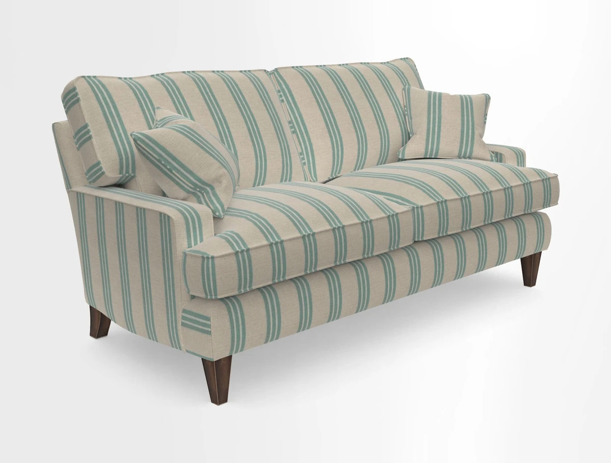 Ingleborough 3 Seater Sofa in Warwick Edinburgh Henna Rugs supplied by Rugs of Petworth