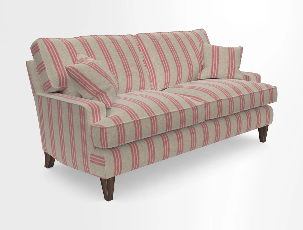 Ingleborough 3 Seater Sofa in Warwick Edinburgh Henna Rugs supplied by Rugs of Petworth