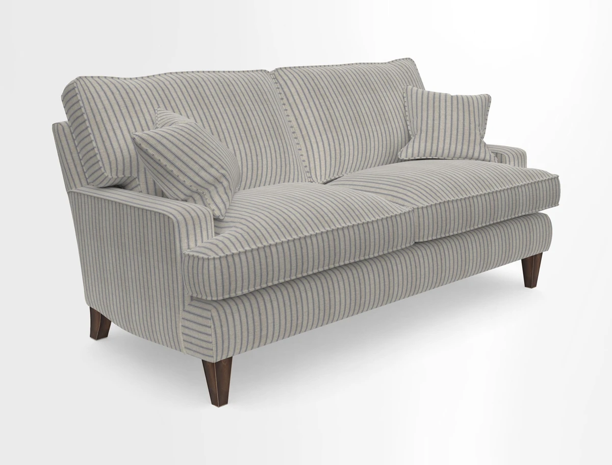 Ingleborough 3 Seater Sofa in Warwick Edinburgh Henna Rugs supplied by Rugs of Petworth