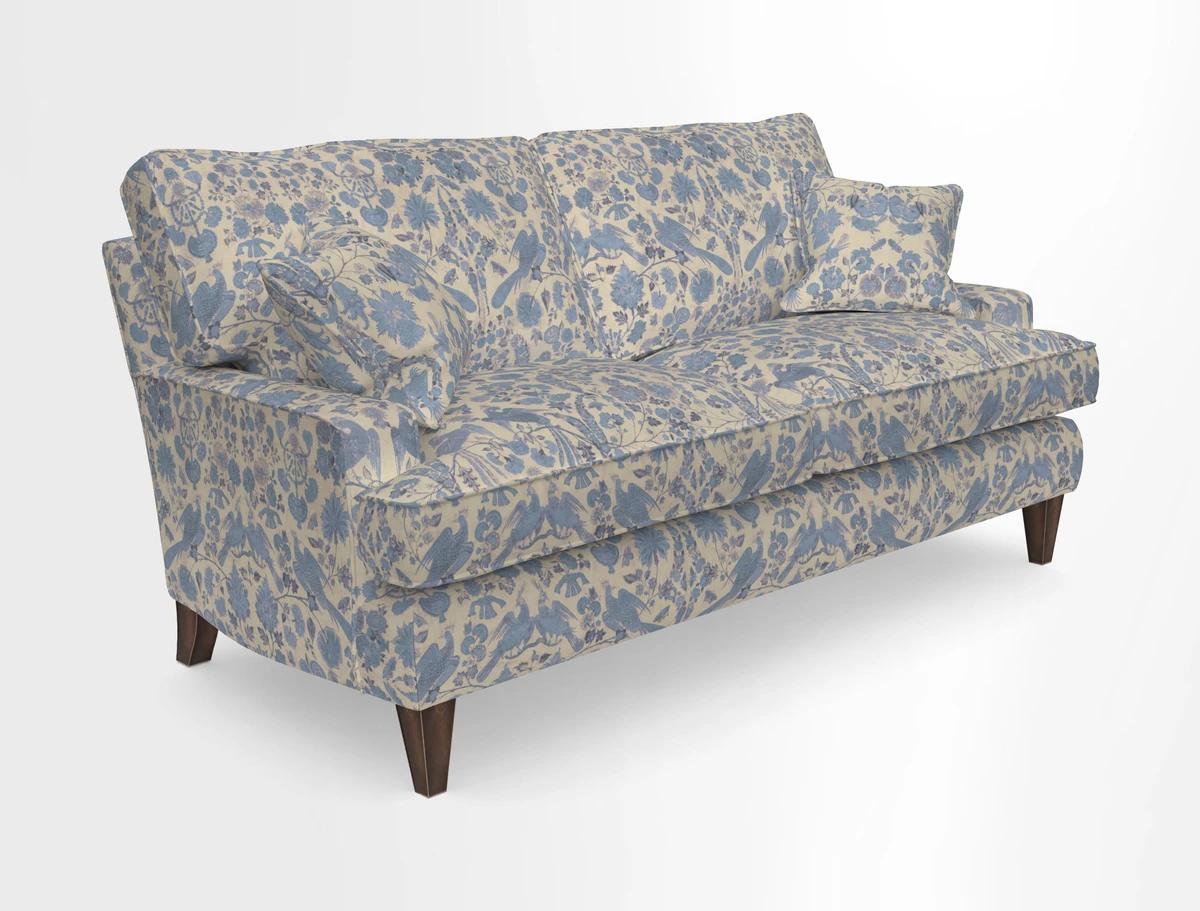 Ingleborough 3 Seater Sofa in Warwick Edinburgh Henna Rugs supplied by Rugs of Petworth