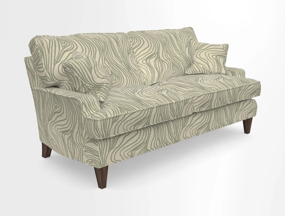 Ingleborough 3 Seater Sofa in Warwick Edinburgh Henna Rugs supplied by Rugs of Petworth