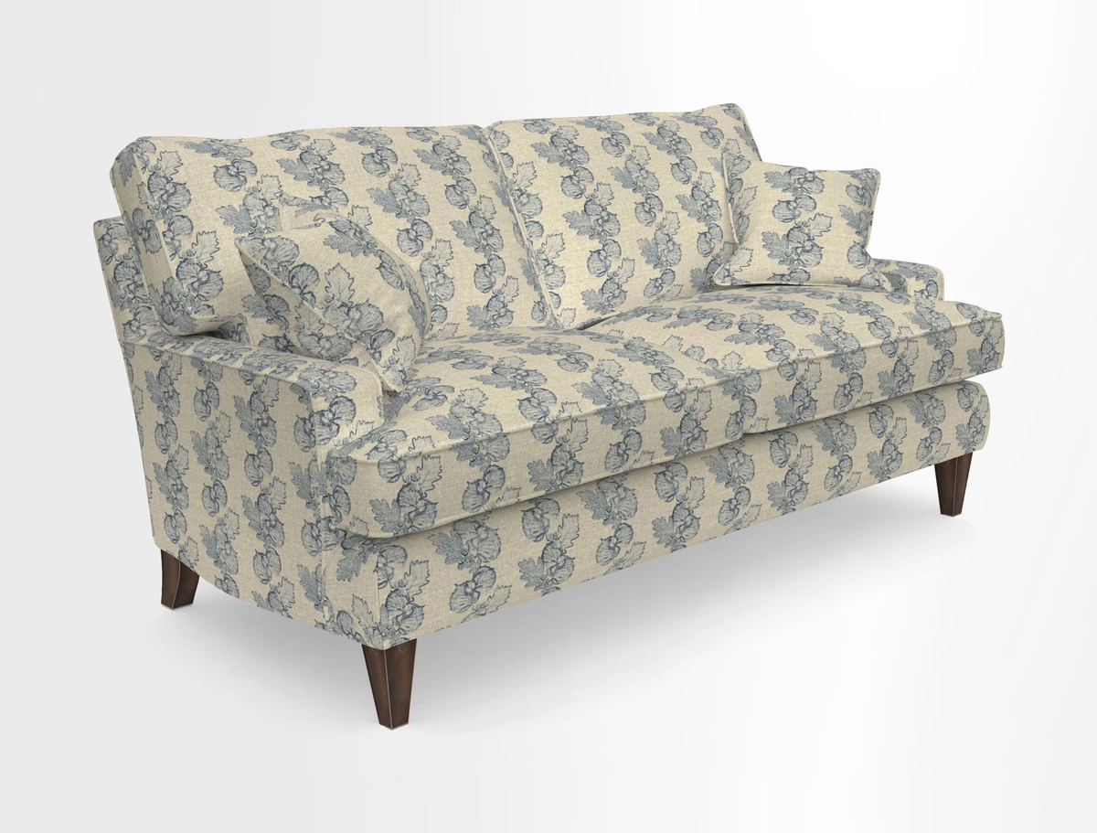 Ingleborough 3 Seater Sofa in Warwick Edinburgh Henna Rugs supplied by Rugs of Petworth
