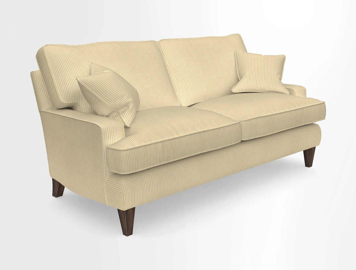Ingleborough 3 Seater Sofa in Warwick Edinburgh Henna Rugs supplied by Rugs of Petworth