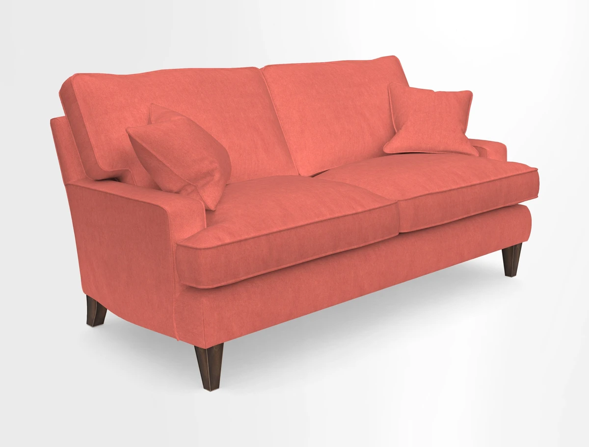 Ingleborough 3 Seater Sofa in Warwick Edinburgh Henna Rugs supplied by Rugs of Petworth