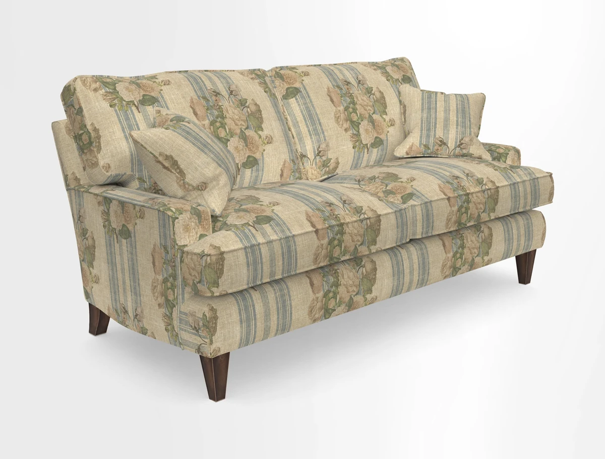 Ingleborough 3 Seater Sofa in Warwick Edinburgh Henna Rugs supplied by Rugs of Petworth