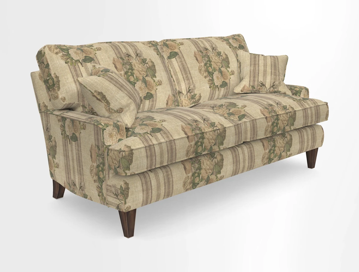 Ingleborough 3 Seater Sofa in Warwick Edinburgh Henna Rugs supplied by Rugs of Petworth
