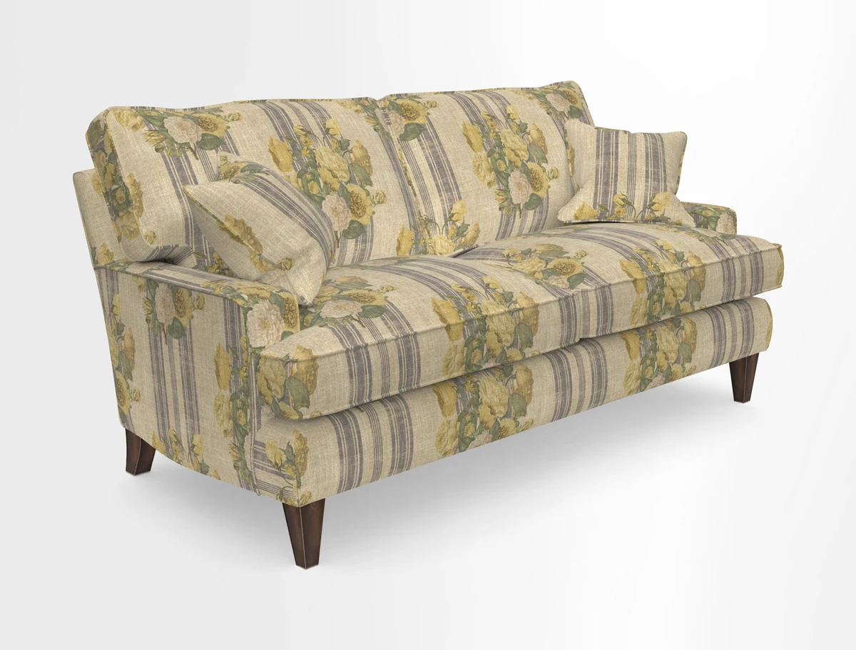 Ingleborough 3 Seater Sofa in Warwick Edinburgh Henna Rugs supplied by Rugs of Petworth