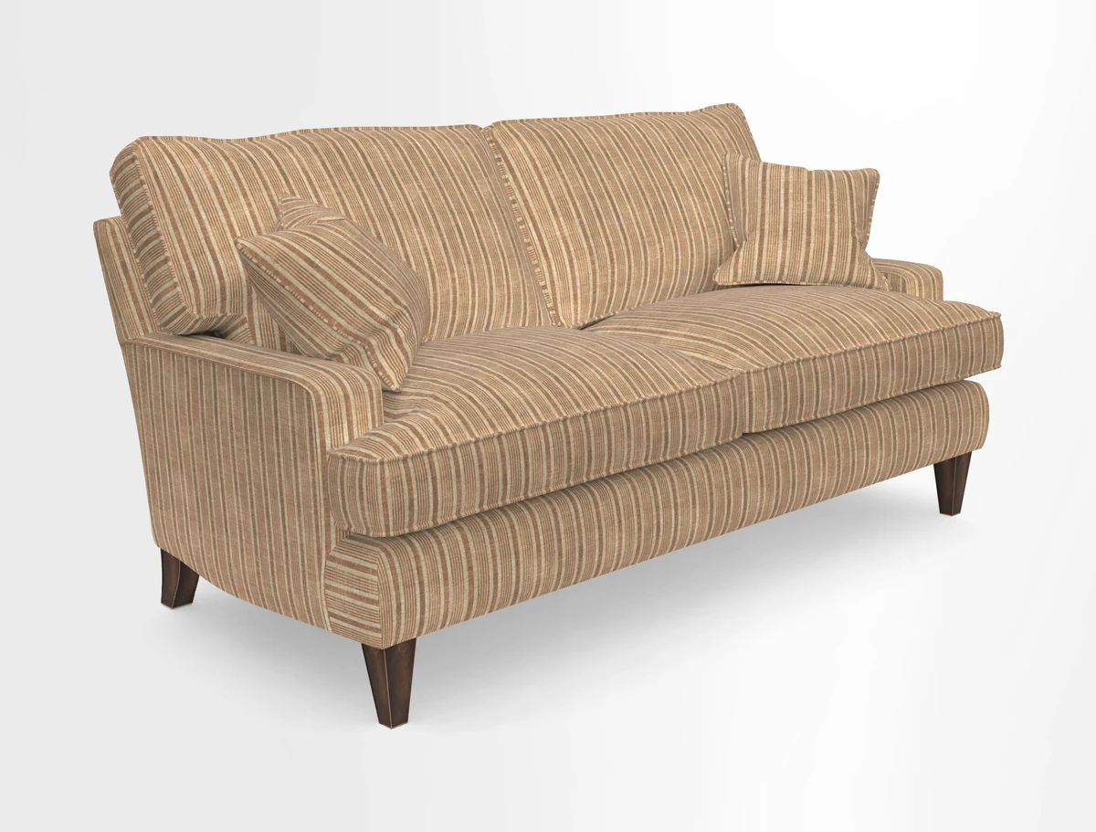 Ingleborough 3 Seater Sofa in Warwick Edinburgh Henna Rugs supplied by Rugs of Petworth