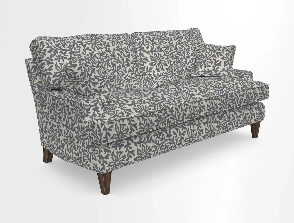 Ingleborough 3 Seater Sofa in Warwick Edinburgh Henna Rugs supplied by Rugs of Petworth