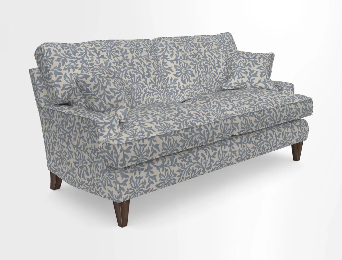 Ingleborough 3 Seater Sofa in Warwick Edinburgh Henna Rugs supplied by Rugs of Petworth