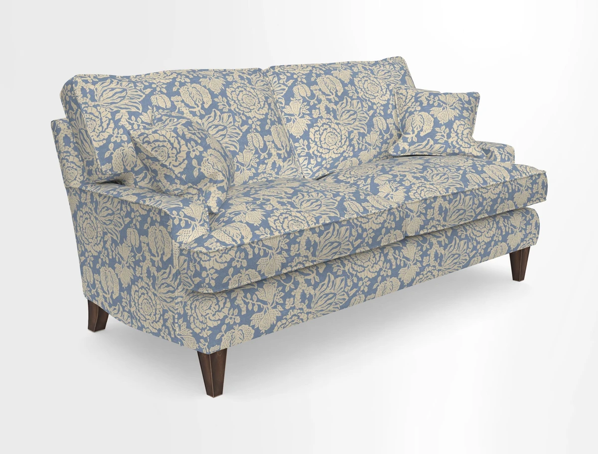 Ingleborough 3 Seater Sofa in Warwick Edinburgh Henna Rugs supplied by Rugs of Petworth