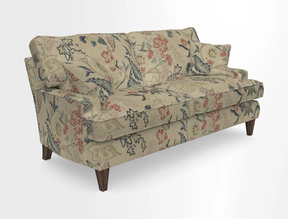 Ingleborough 3 Seater Sofa in Warwick Edinburgh Henna Rugs supplied by Rugs of Petworth