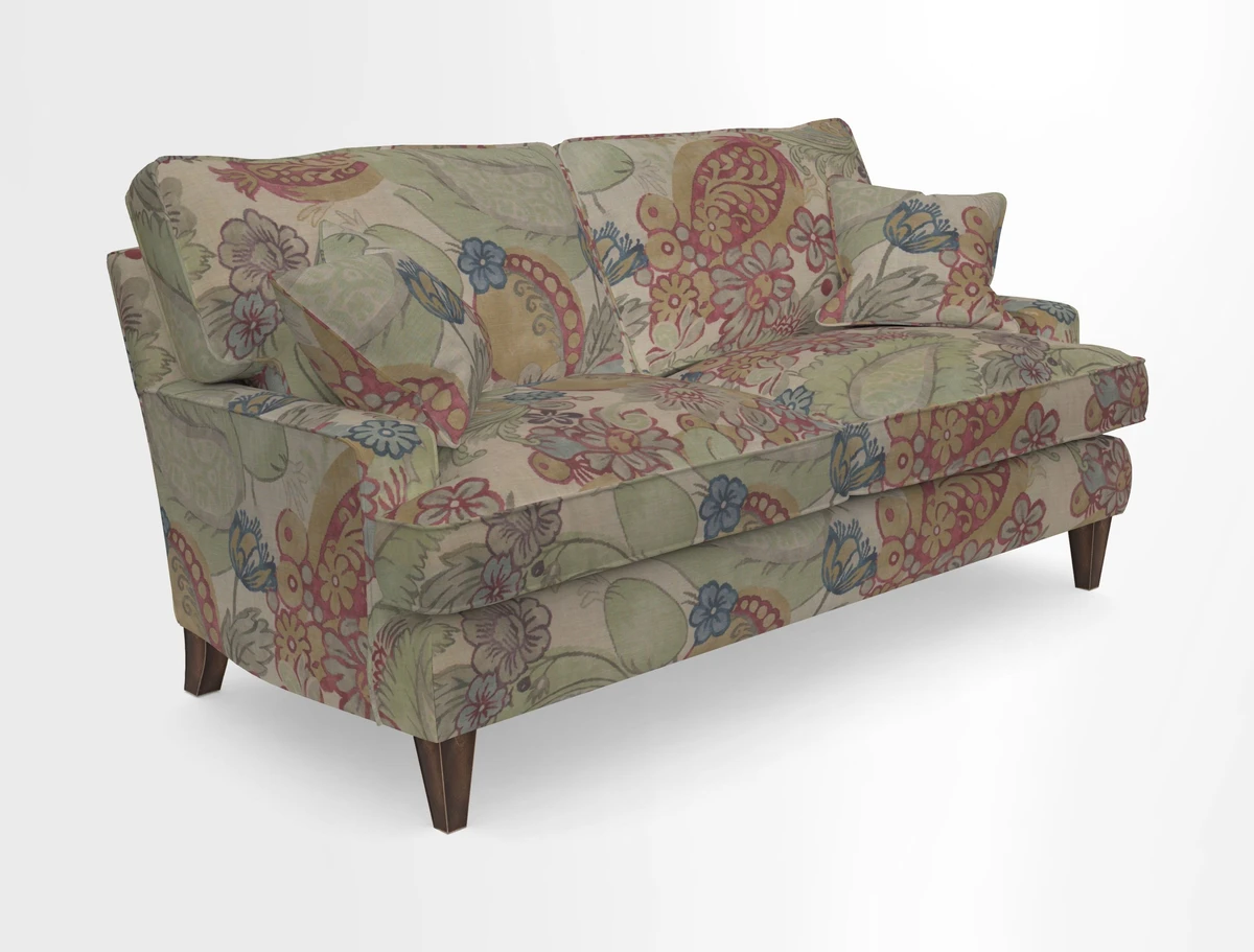 Ingleborough 3 Seater Sofa in Warwick Edinburgh Henna Rugs supplied by Rugs of Petworth