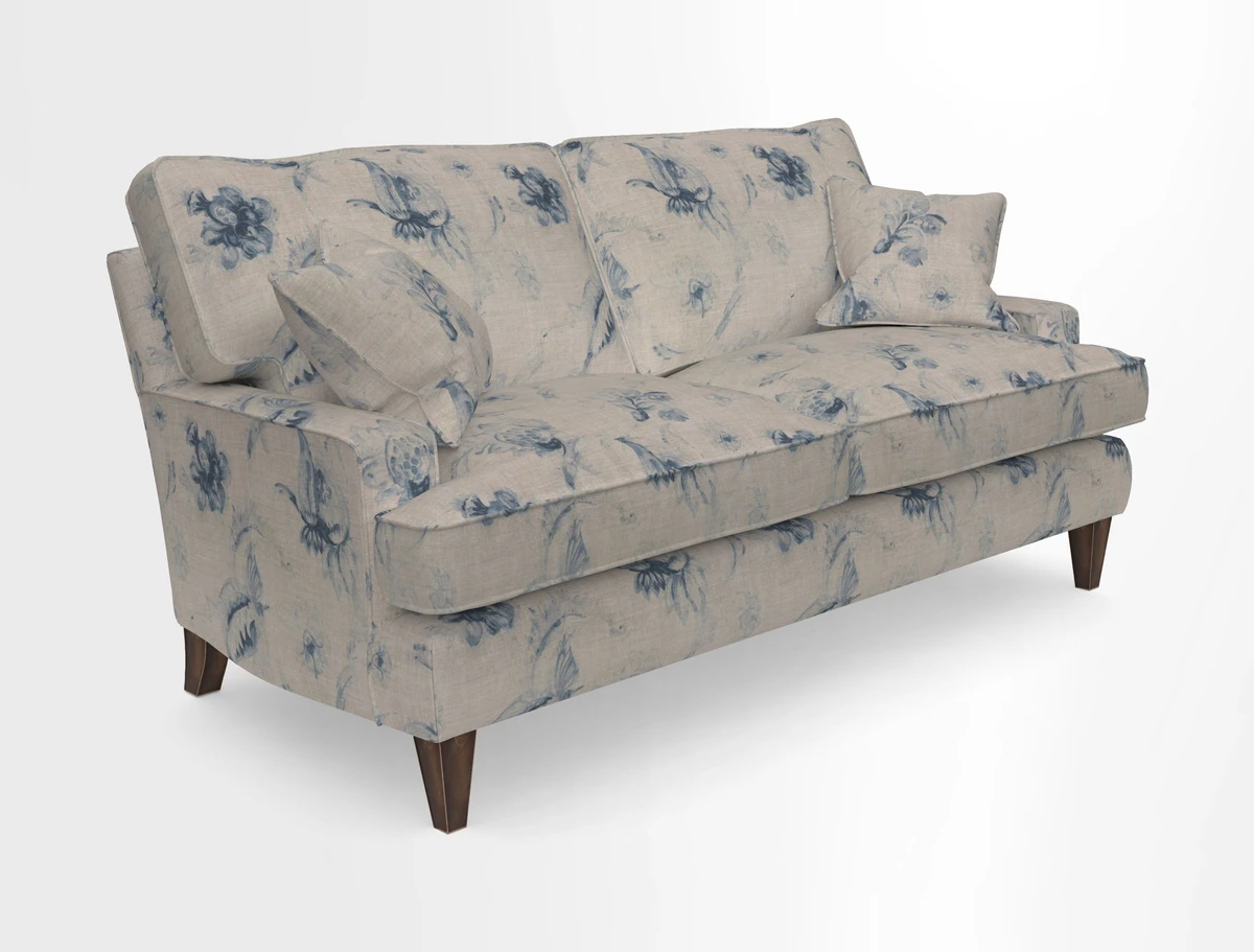 Ingleborough 3 Seater Sofa in Warwick Edinburgh Henna Rugs supplied by Rugs of Petworth