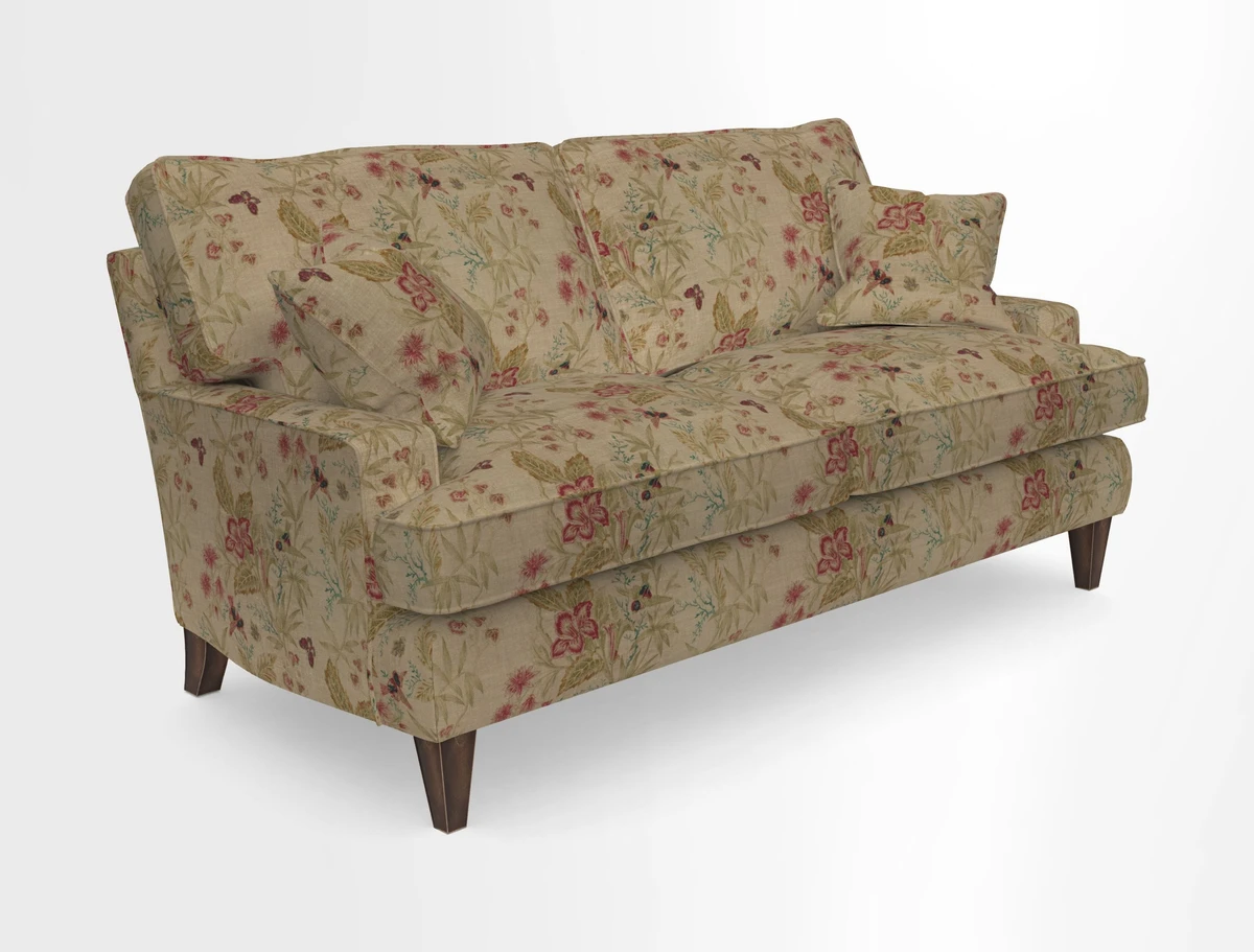 Ingleborough 3 Seater Sofa in Warwick Edinburgh Henna Rugs supplied by Rugs of Petworth