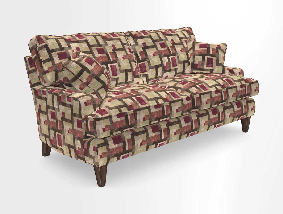 Ingleborough 3 Seater Sofa in Warwick Edinburgh Henna Rugs supplied by Rugs of Petworth