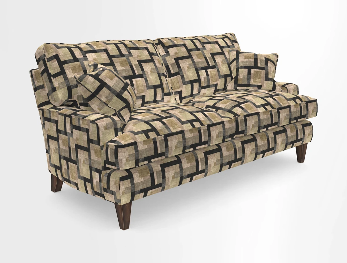 Ingleborough 3 Seater Sofa in Warwick Edinburgh Henna Rugs supplied by Rugs of Petworth