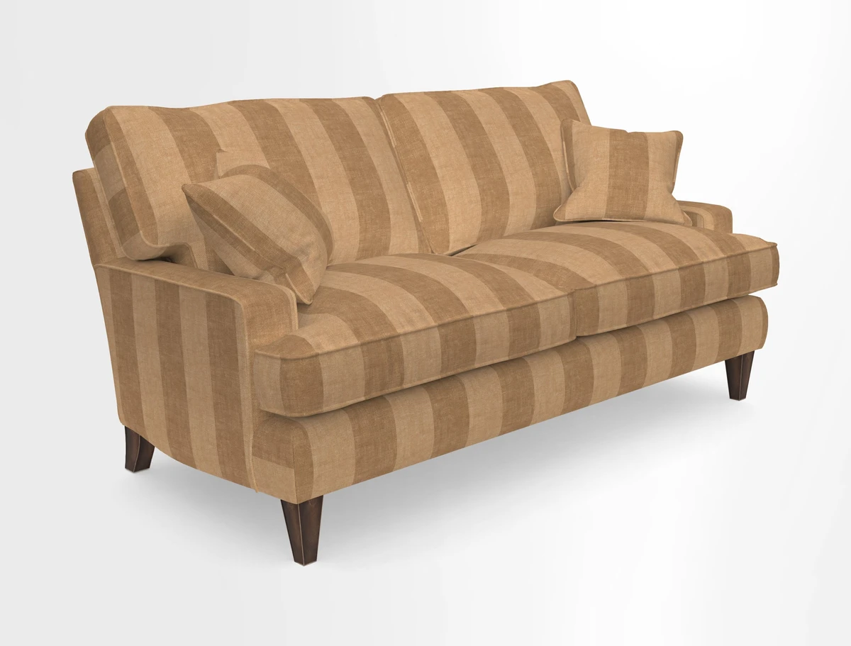 Ingleborough 3 Seater Sofa in Warwick Edinburgh Henna Rugs supplied by Rugs of Petworth