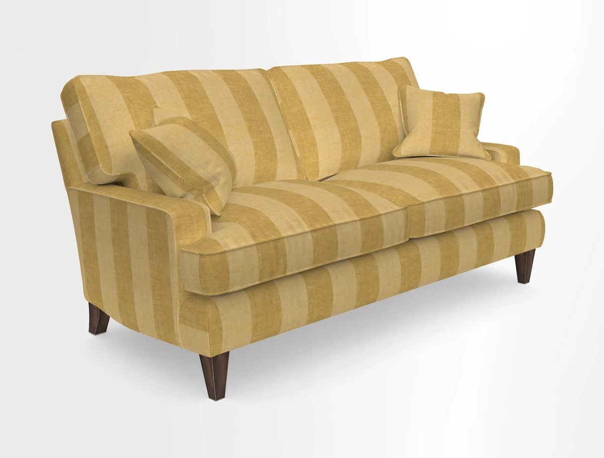 Ingleborough 3 Seater Sofa in Warwick Edinburgh Henna Rugs supplied by Rugs of Petworth