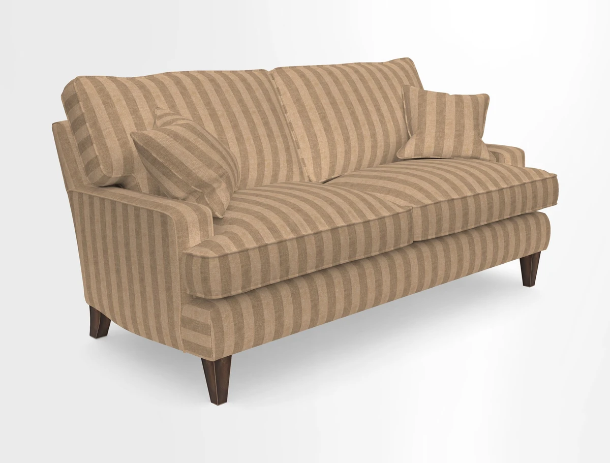 Ingleborough 3 Seater Sofa in Warwick Edinburgh Henna Rugs supplied by Rugs of Petworth