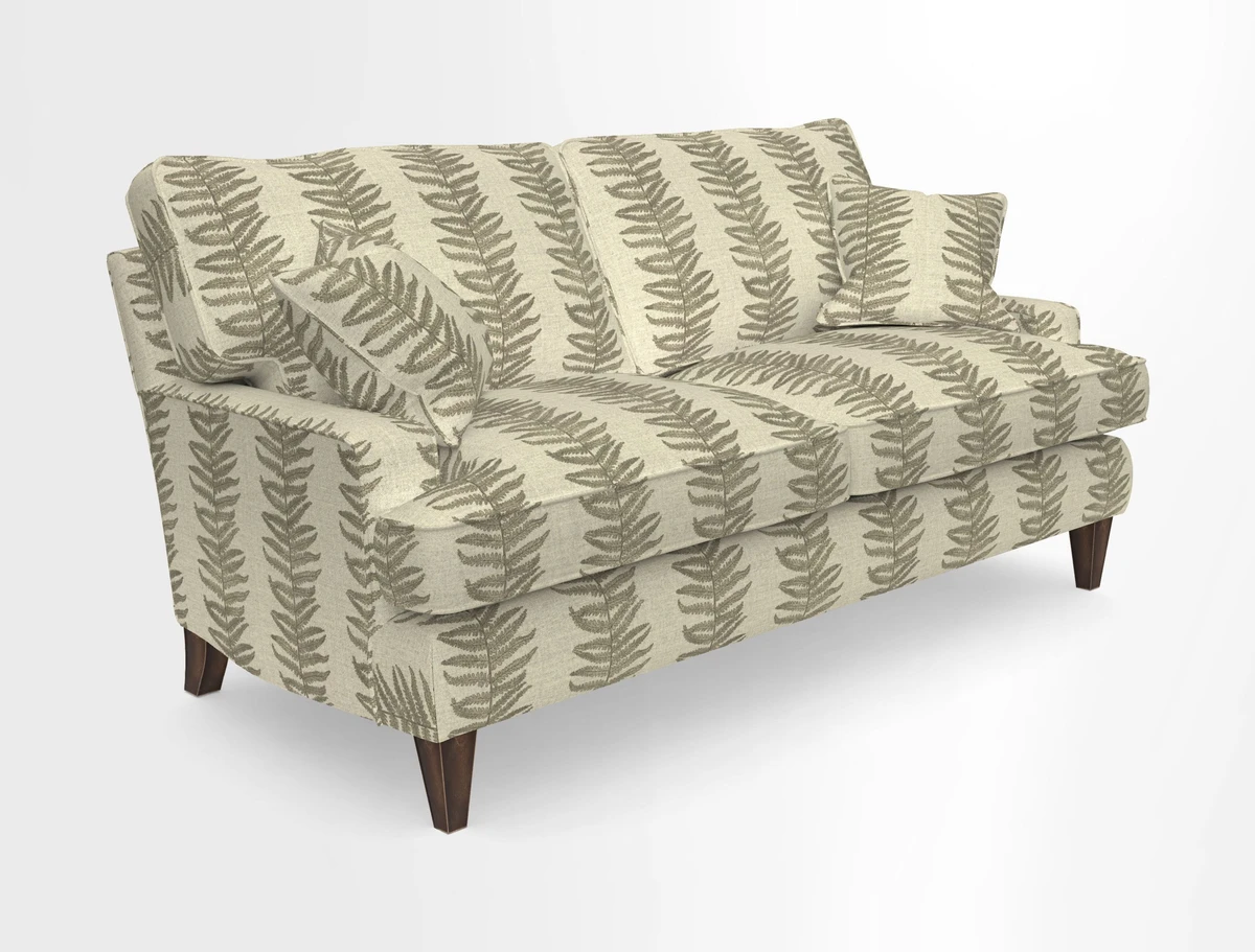 Ingleborough 3 Seater Sofa in Warwick Edinburgh Henna Rugs supplied by Rugs of Petworth