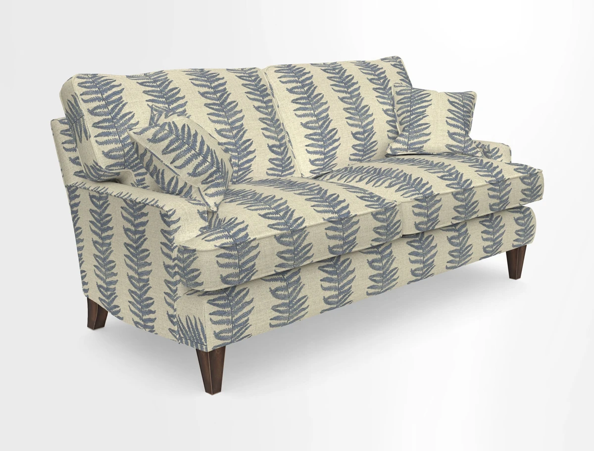 Ingleborough 3 Seater Sofa in Warwick Edinburgh Henna Rugs supplied by Rugs of Petworth