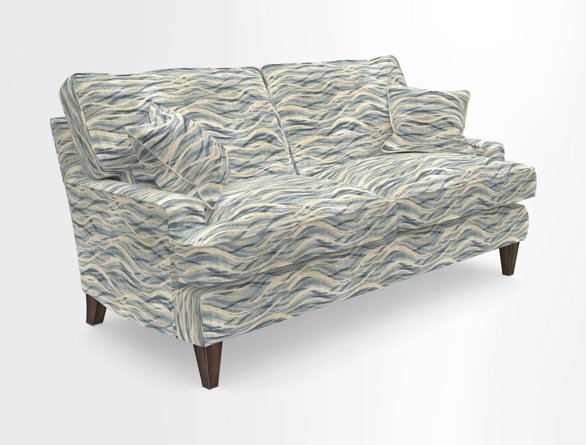 Ingleborough 3 Seater Sofa in Warwick Edinburgh Henna Rugs supplied by Rugs of Petworth