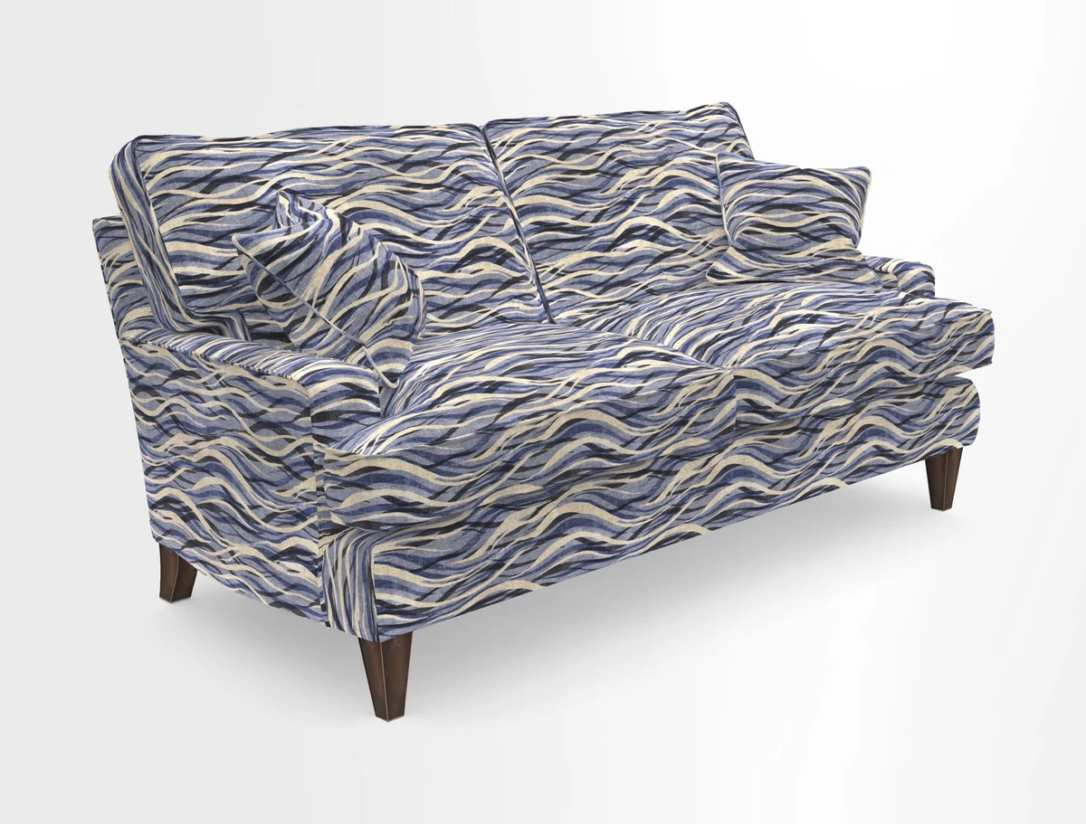 Ingleborough 3 Seater Sofa in Warwick Edinburgh Henna Rugs supplied by Rugs of Petworth