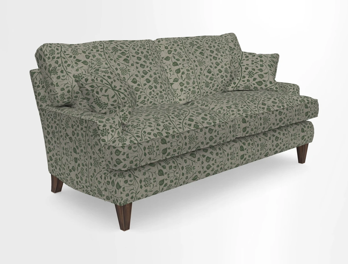 Ingleborough 3 Seater Sofa in Warwick Edinburgh Henna Rugs supplied by Rugs of Petworth