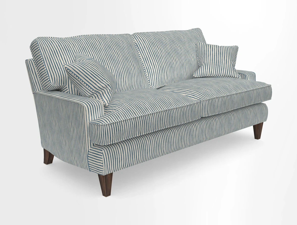 Ingleborough 3 Seater Sofa in Warwick Edinburgh Henna Rugs supplied by Rugs of Petworth