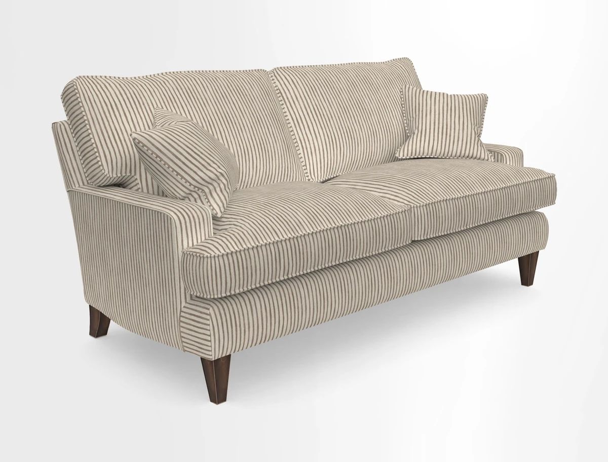 Ingleborough 3 Seater Sofa in Warwick Edinburgh Henna Rugs supplied by Rugs of Petworth