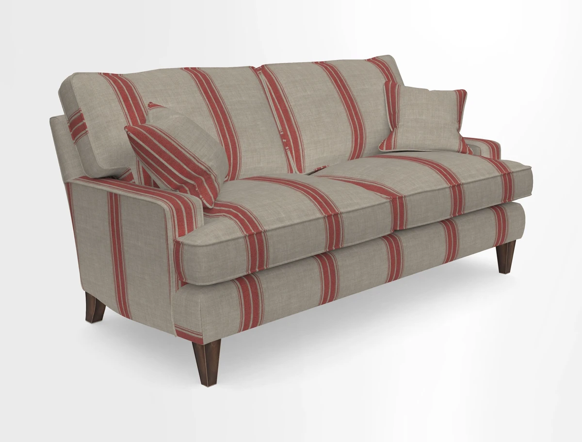 Ingleborough 3 Seater Sofa in Warwick Edinburgh Henna Rugs supplied by Rugs of Petworth