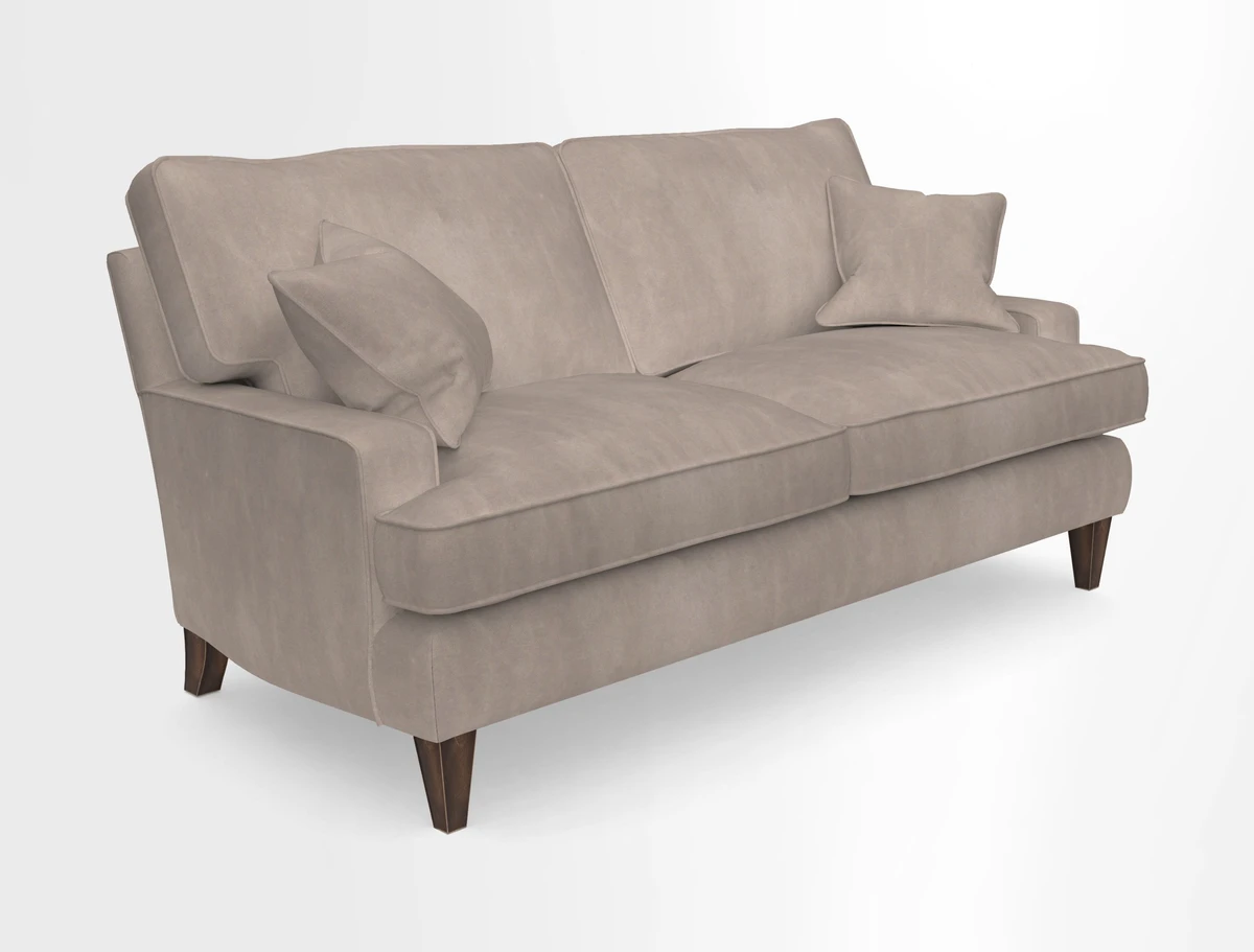 Ingleborough 3 Seater Sofa in Warwick Edinburgh Henna Rugs supplied by Rugs of Petworth