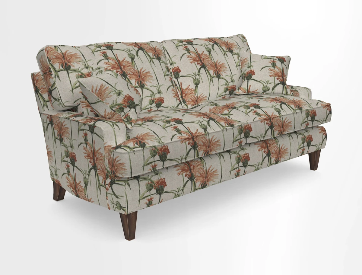 Ingleborough 3 Seater Sofa in Warwick Edinburgh Henna Rugs supplied by Rugs of Petworth