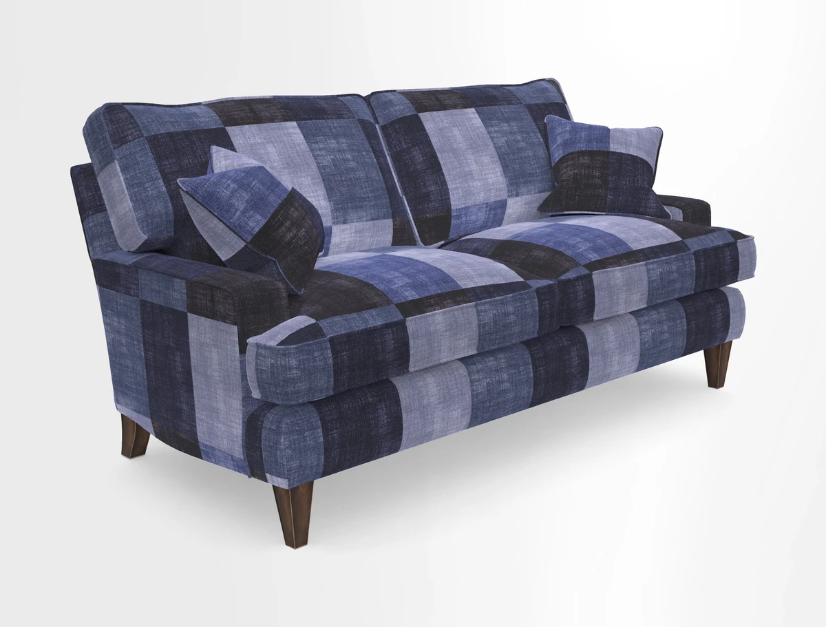Ingleborough 3 Seater Sofa in Warwick Edinburgh Henna Rugs supplied by Rugs of Petworth