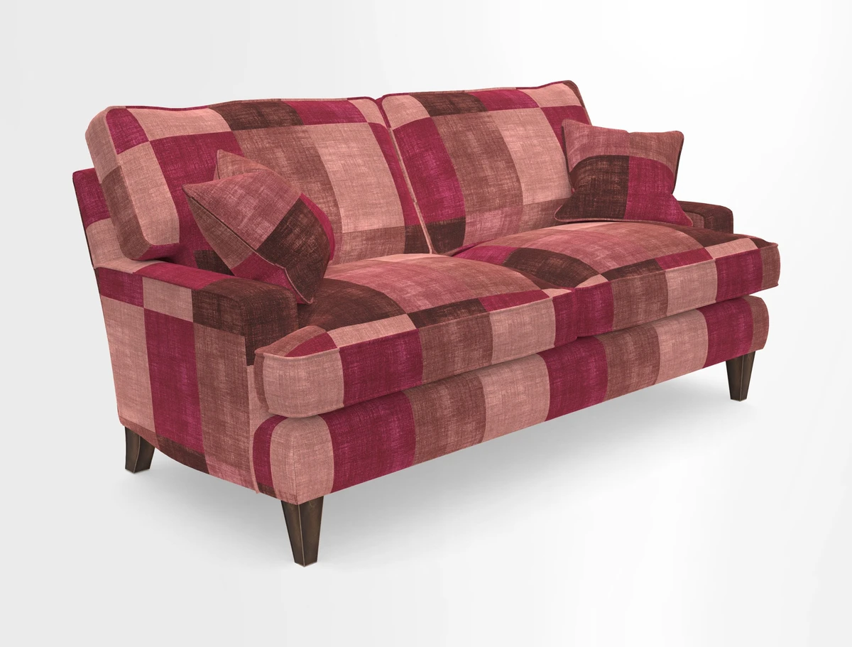 Ingleborough 3 Seater Sofa in Warwick Edinburgh Henna Rugs supplied by Rugs of Petworth